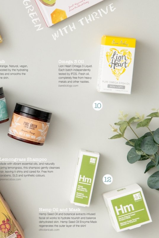 THRIVE MAGAZINE: Going Green - Dr Botanicals