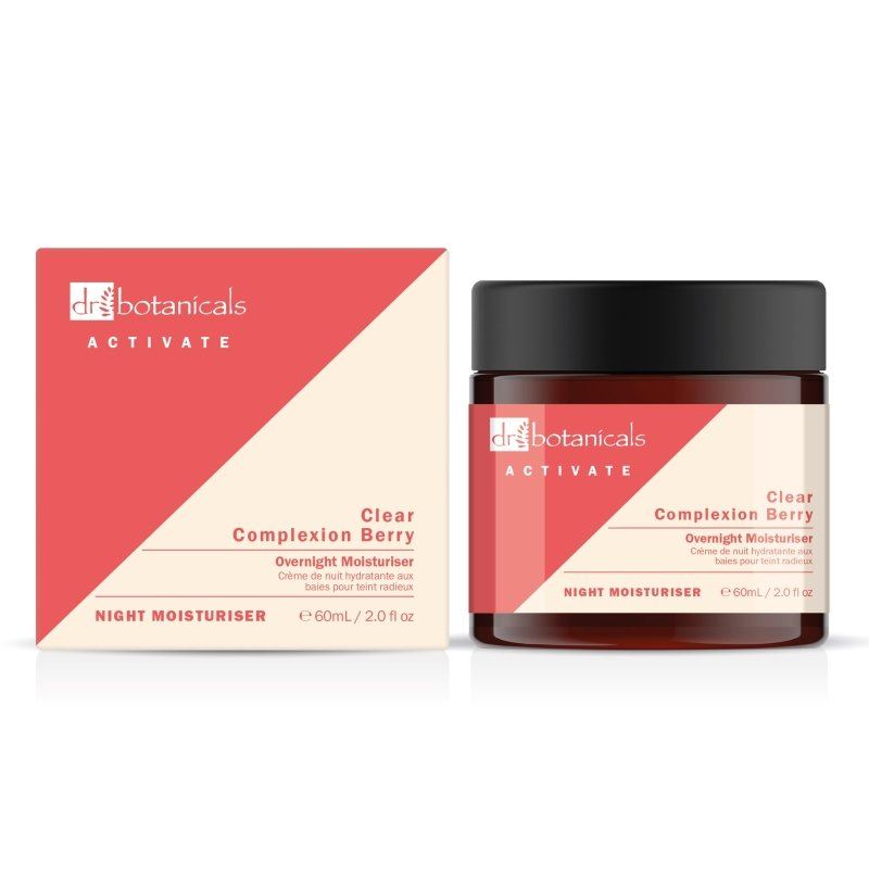 Sérum pour les yeux au collagène végétalien et crème hydratante de nuit aux baies