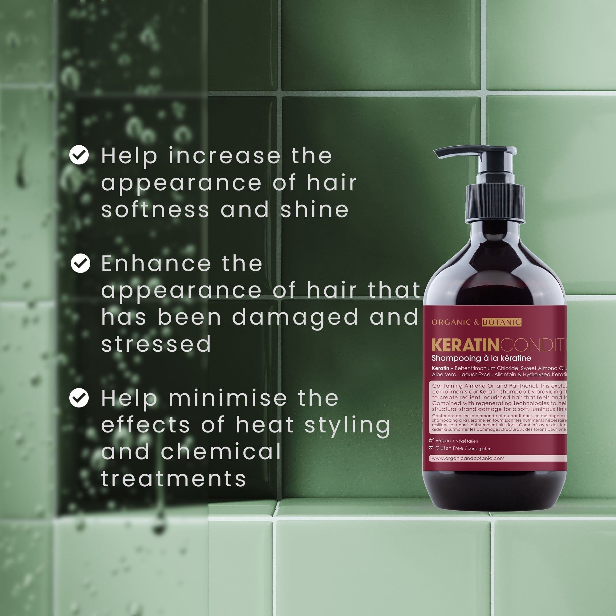 Après-shampoing à la kératine 500 ml