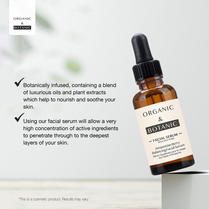 Amazonian Berry Serum with Hyaluronic Acid & Vitamin C - 30ml - Antioxidant-Rich, Hydrating, & Revitalizing for Radiant, Youthful Skin