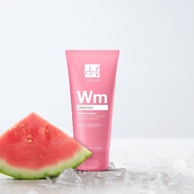 Nettoyant et démaquillant 2 en 1 à la pastèque Superfood 100 ml