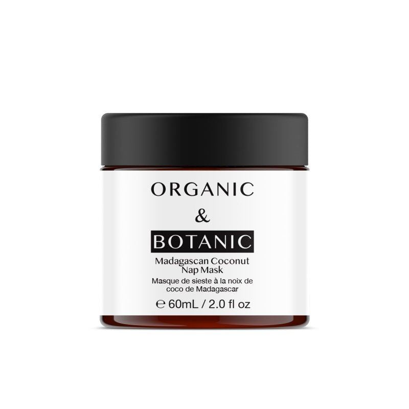 Masque hydratant pour la sieste à la noix de coco de Madagascar - 60 ml - Revitalisant et régénérant à la vitamine C pour une peau radieuse et rosée