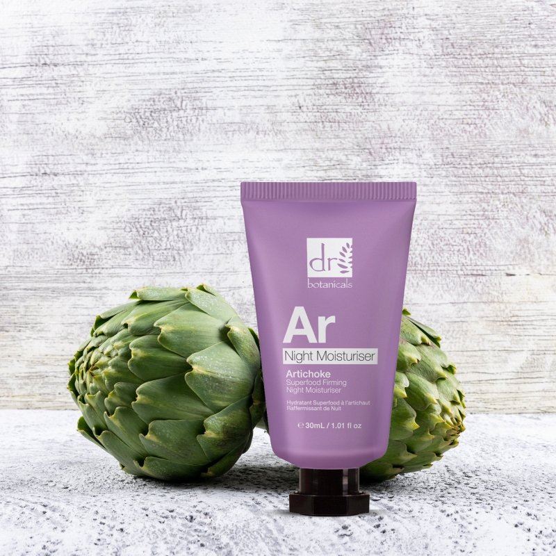 Kit hydratant de nuit raffermissant aux superaliments d'artichaut