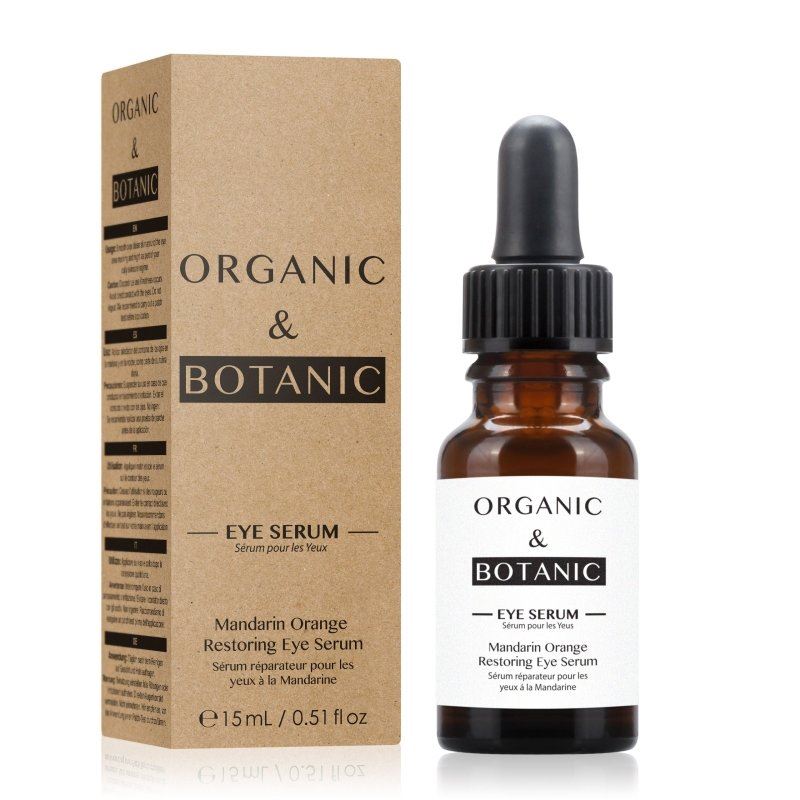Sérum réparateur pour les yeux à la mandarine + Sérum correcteur pour le visage à la mandarine