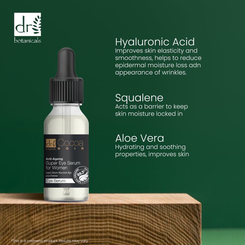 Sérum anti-âge pour les yeux Cocoa Noir pour femmes 15 ml