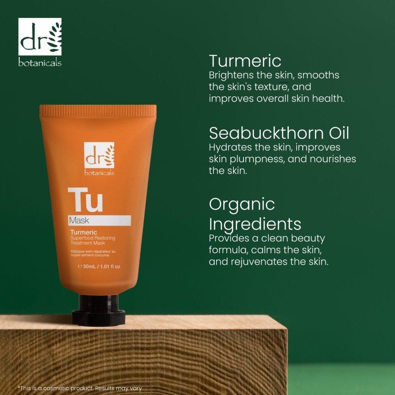 Turmeric Superfood Restoring Treatment Mask 30ml