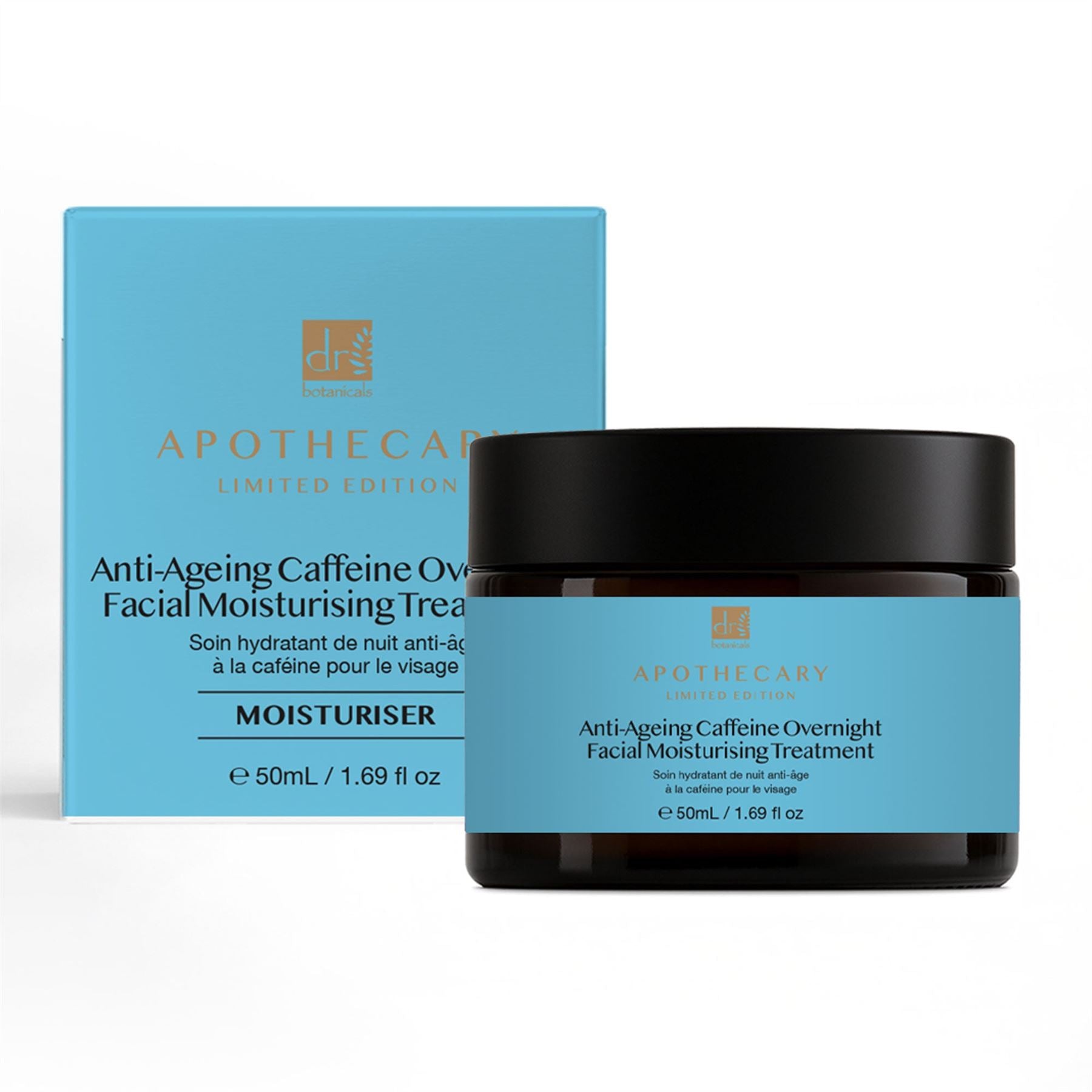 Anti-Ageing Caffeine Overnight Facial Moisturising Treatment 50ml