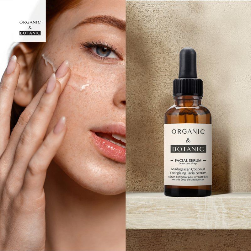 Madagascan Coconut Facial Serum - 30ml - Hydrating & Soothing Serum with Aloe Vera & Vitamin E for Radiant, Nourished Skin
