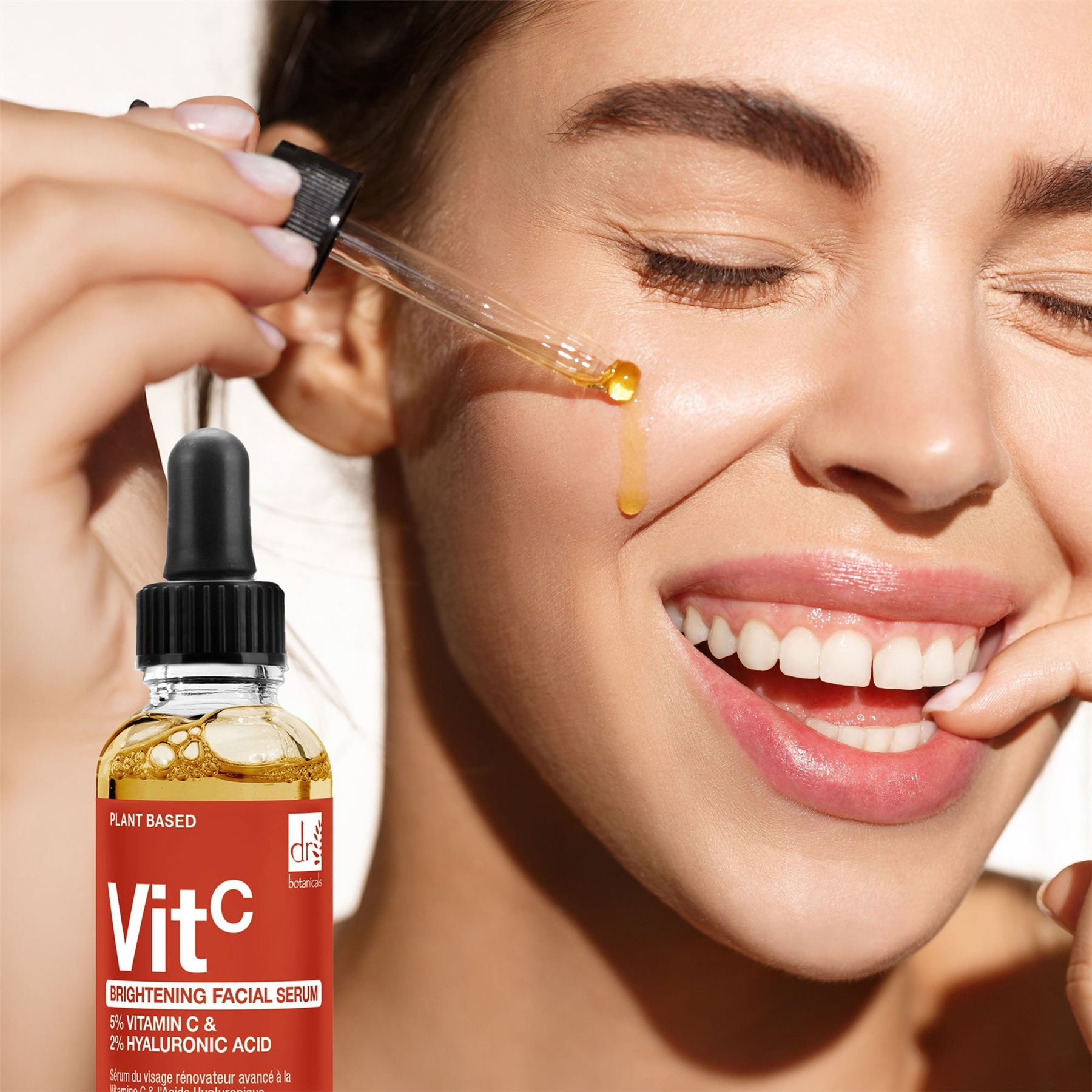 Brightening Facial Serum with 5% Vitamin C & 2% Hyaluronic Acid 30ml