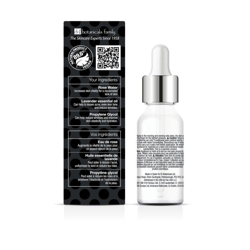 Sérum anti-âge pour les yeux à la rose et à la lavande de Unique Treatments 15 ml