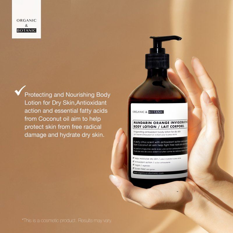 Lotion corporelle revigorante à la mandarine 500 ml
