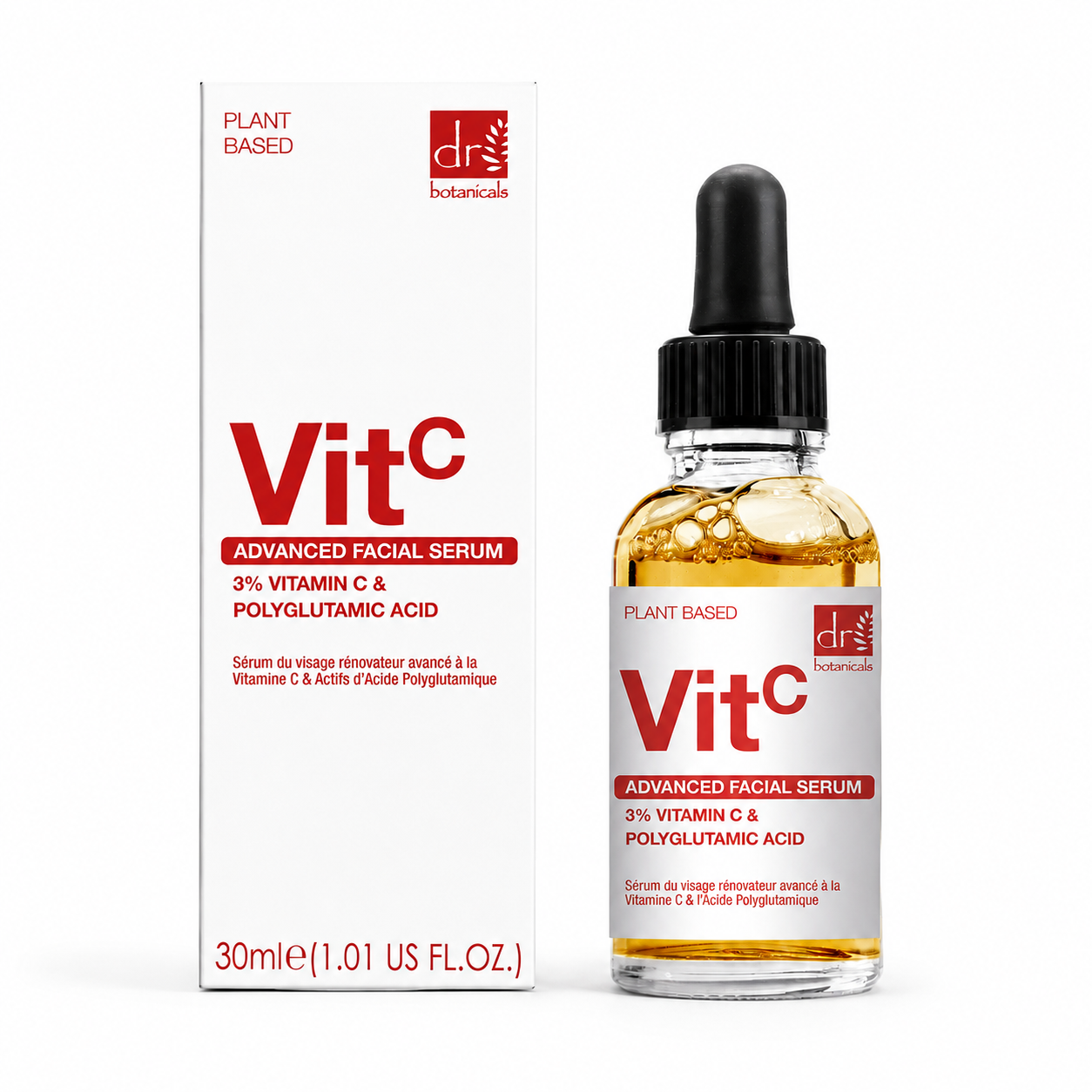3% Vitamin C & Polyglutamic Acid Facial Serum 30ml