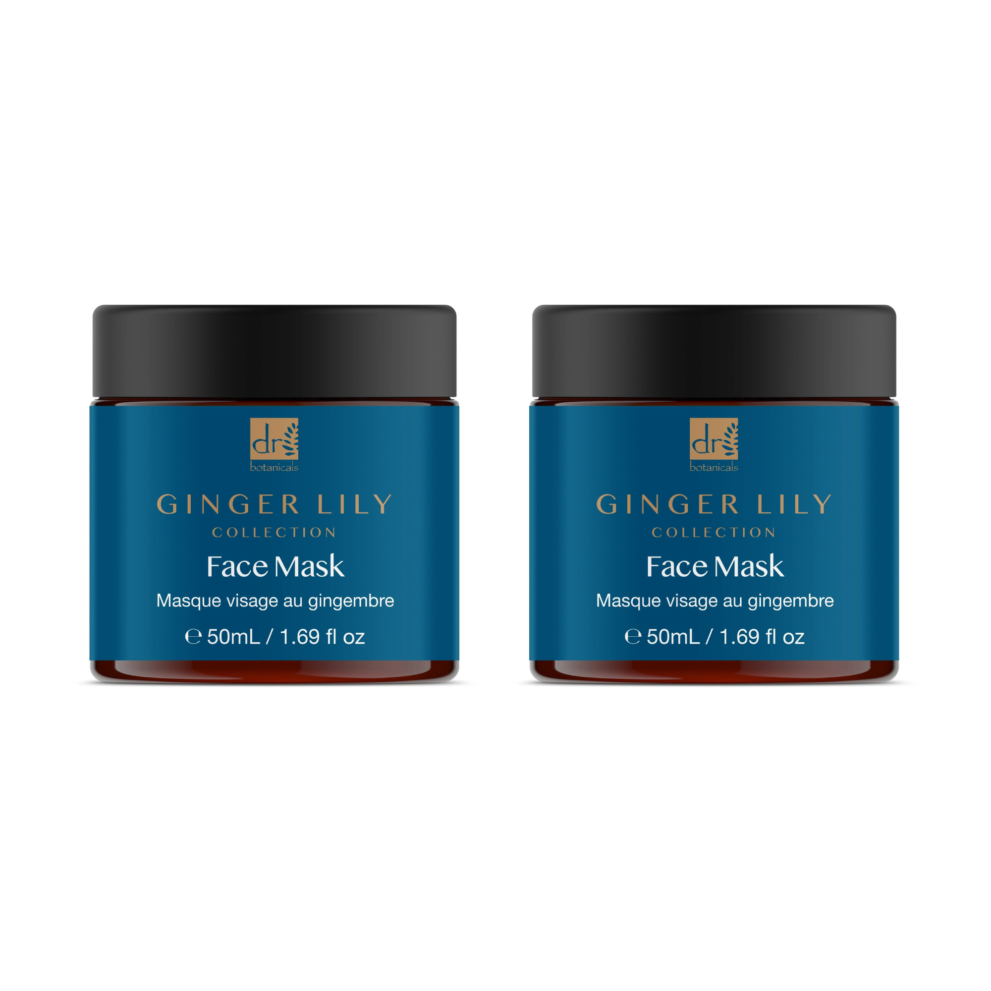 Pack économique double masque Gingerlily de Dr Botanicals 50 ml