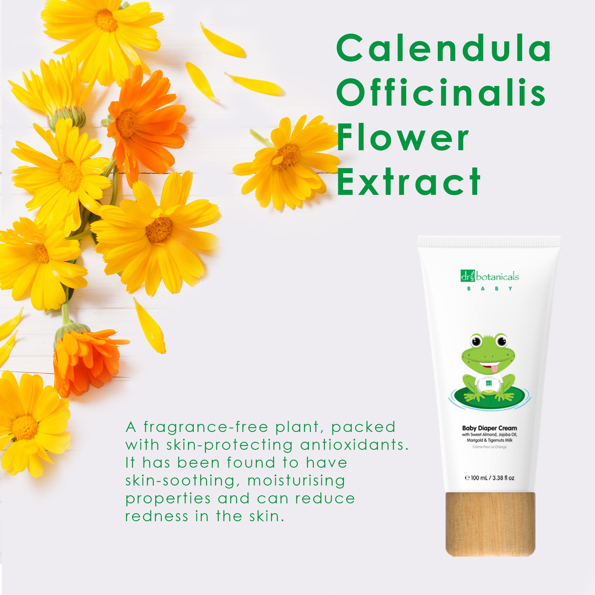 Crème pour le change pour bébé à l'huile de jojoba et d'amande douce 100 ml