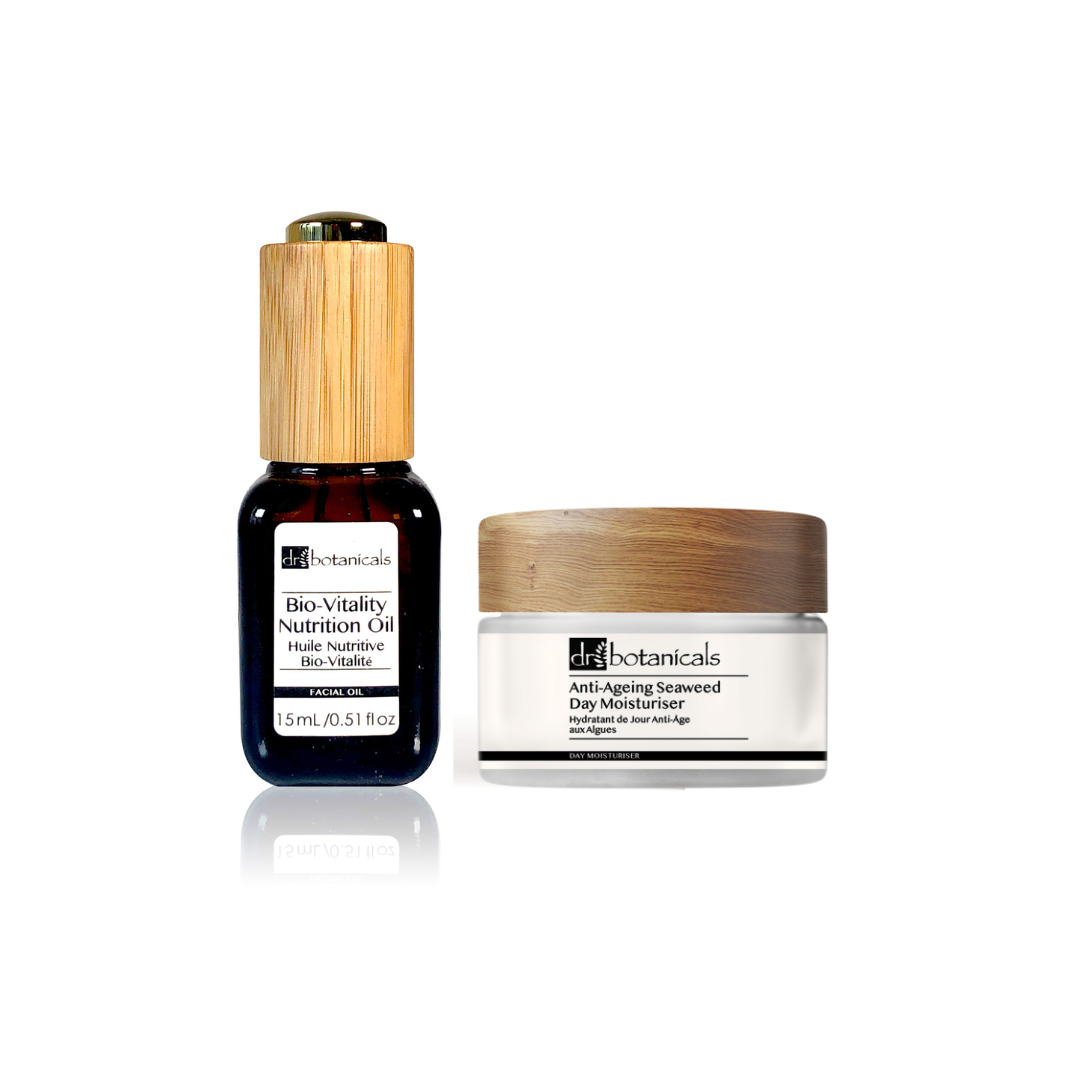 Anti-Ageing Plant-Based Moisturiser & Facial Oil Kit