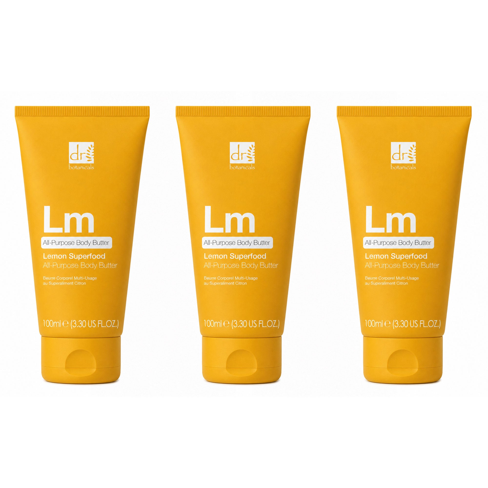 RDB Lemon Superfood All Purpose Body Butter 100ml Trio Set