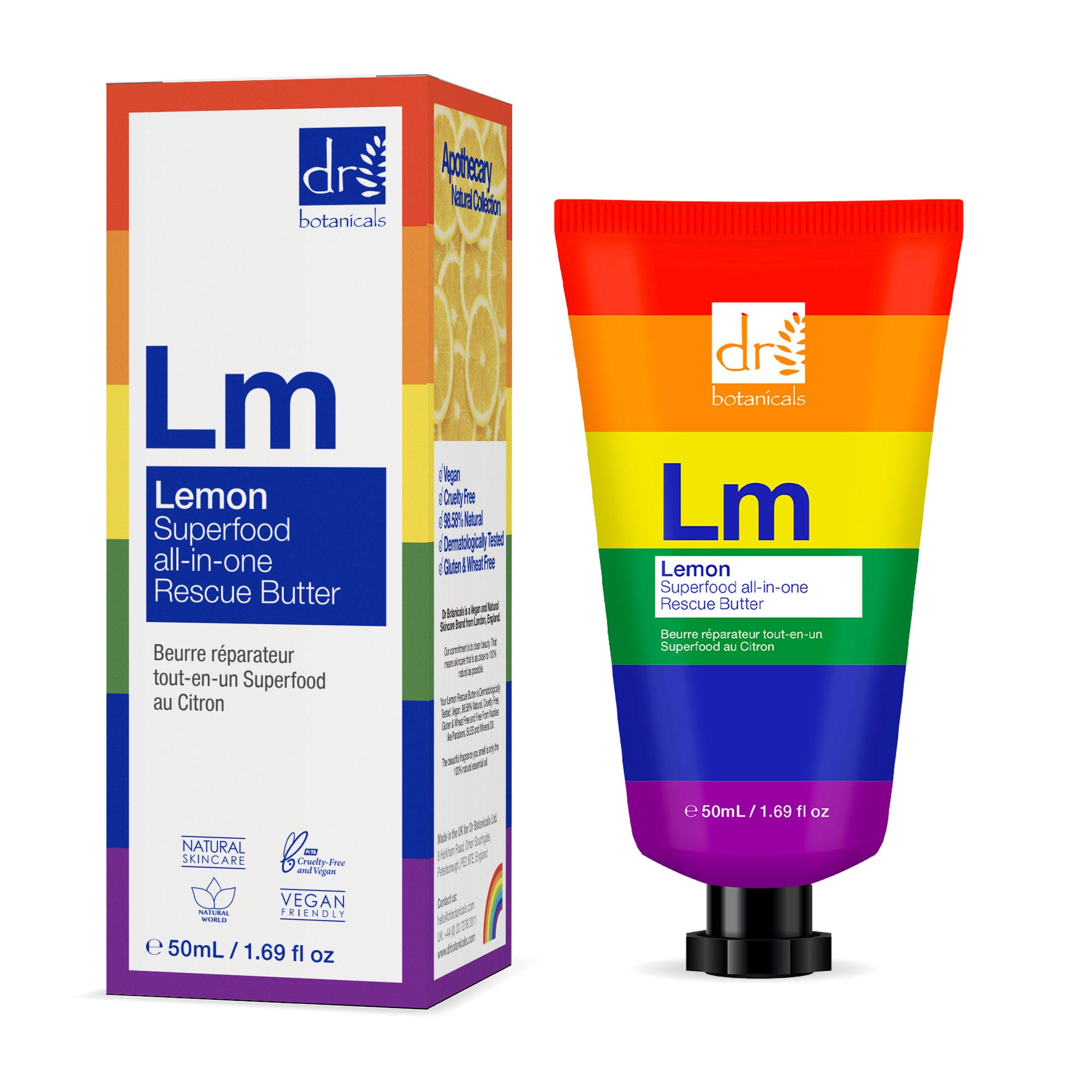 Mantequilla de rescate todo en uno Pride Edition Lemon Superfood 50 ml