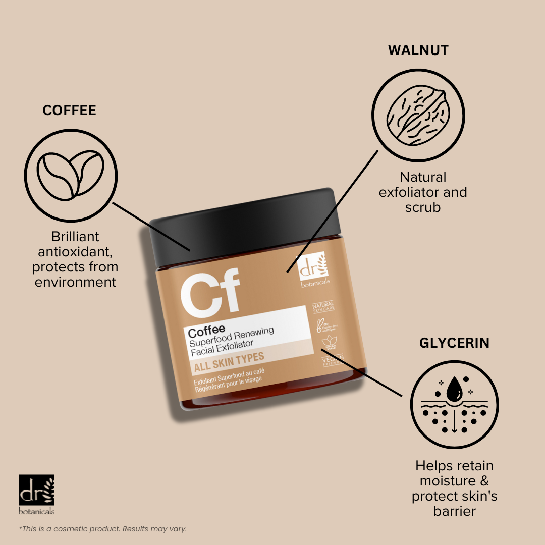 Coffee Superfood Exfoliant Visage Rénovateur 60ml