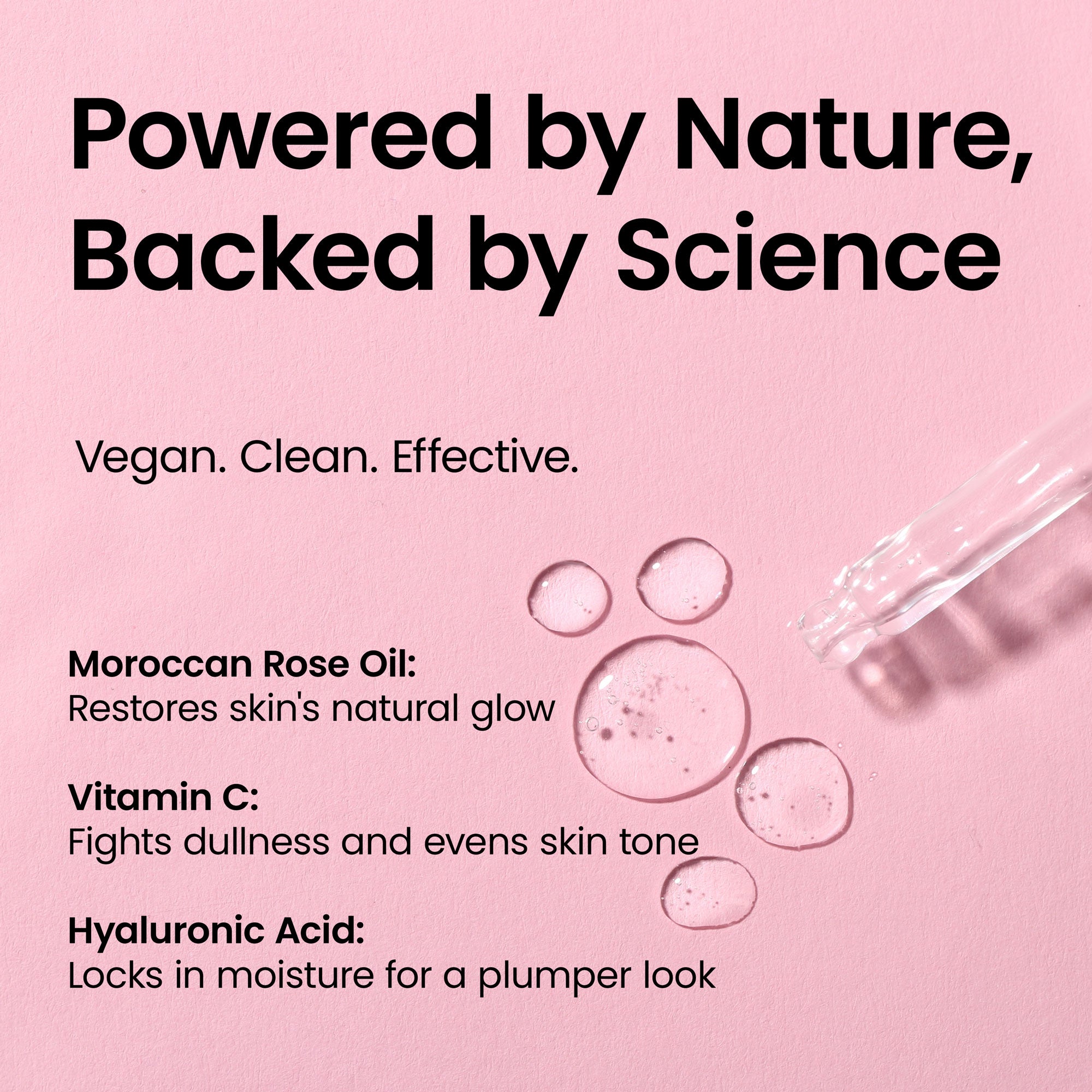 Moroccan Rose Facial Oil with Hyaluronic Acid & Vitamin C