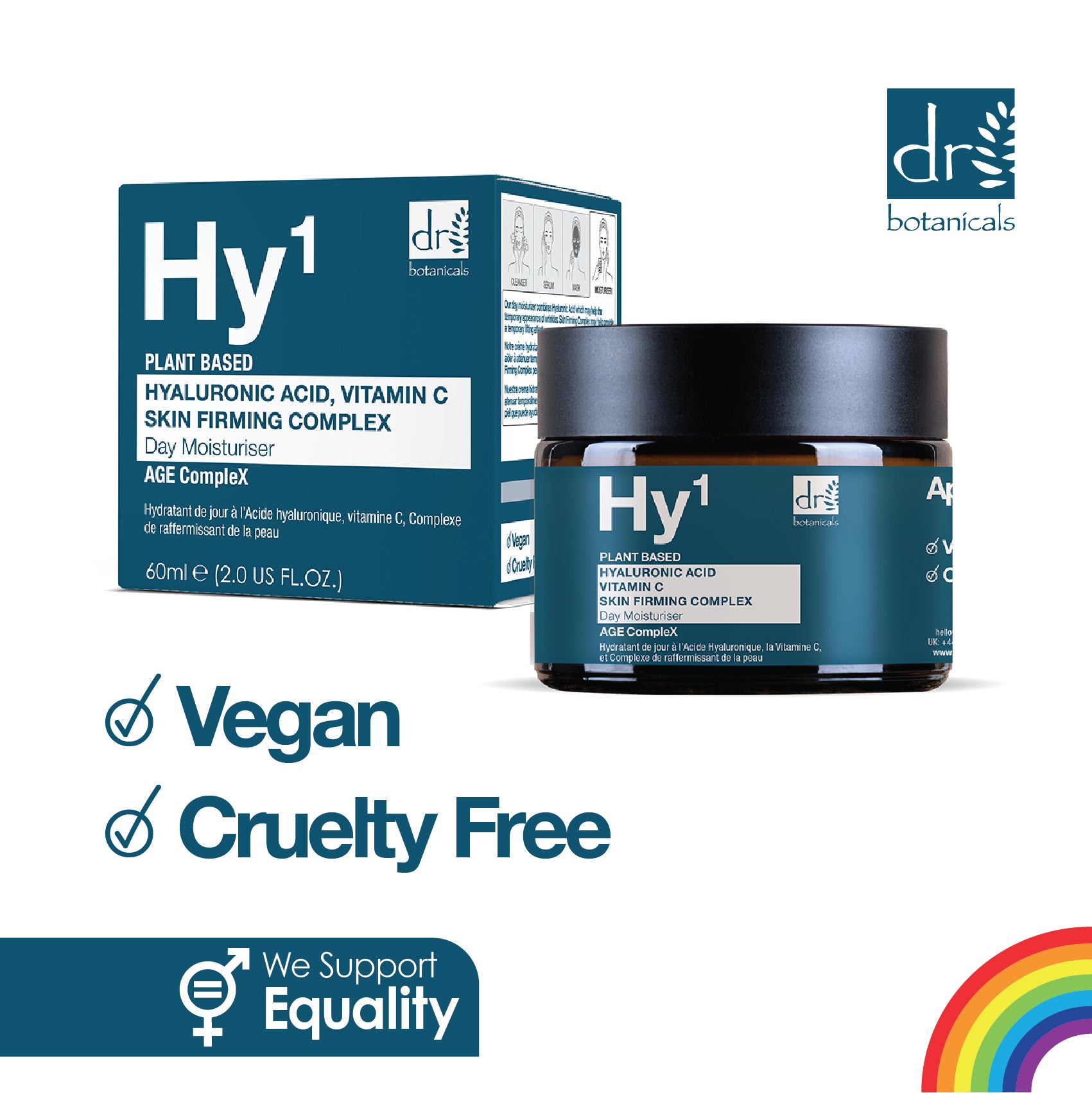 Dr Botanicals Hyaluronic Acid Day Moisturiser & Eye Serum Kit