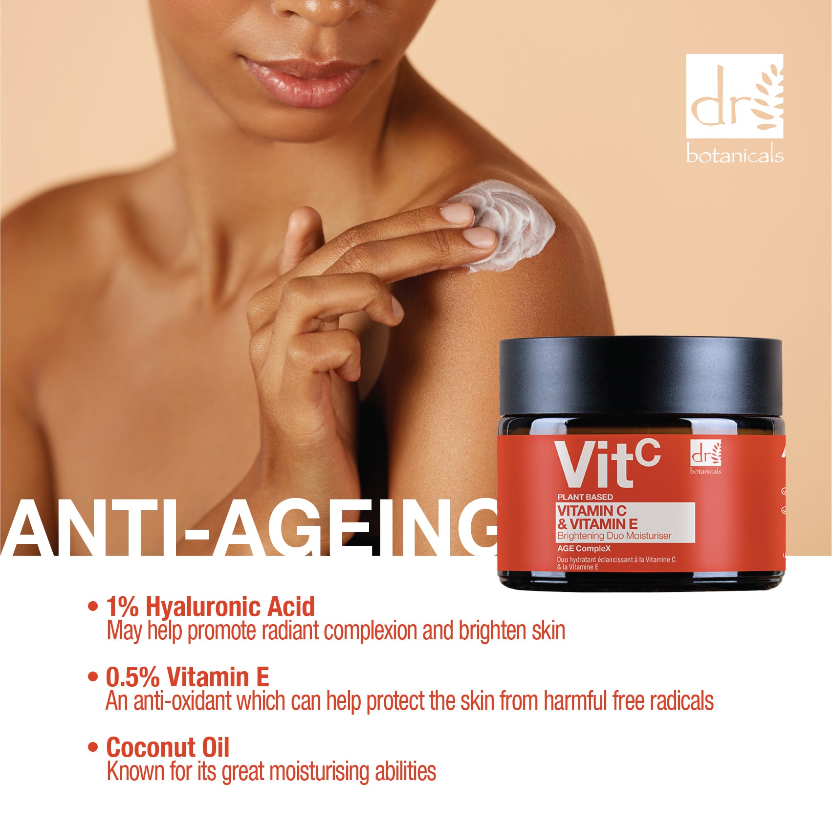 Dr Botanicals Vitamin C Duo Moisturiser & Facial Serum Kit