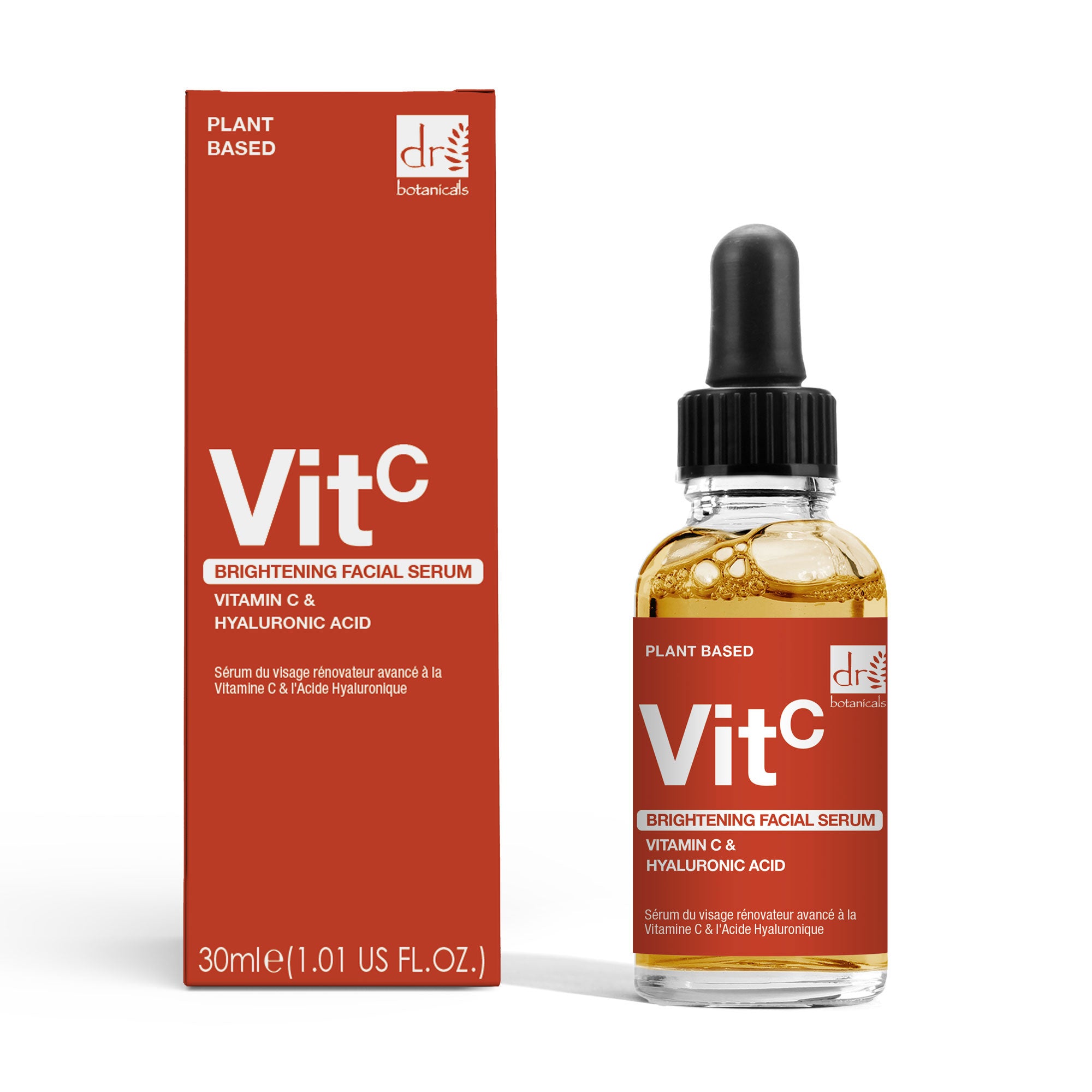 Brightening Facial Serum with 5% Vitamin C & 2% Hyaluronic Acid 30ml