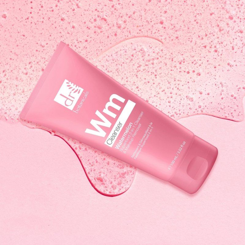Nettoyant et démaquillant 2 en 1 à la pastèque Superfood 100 ml