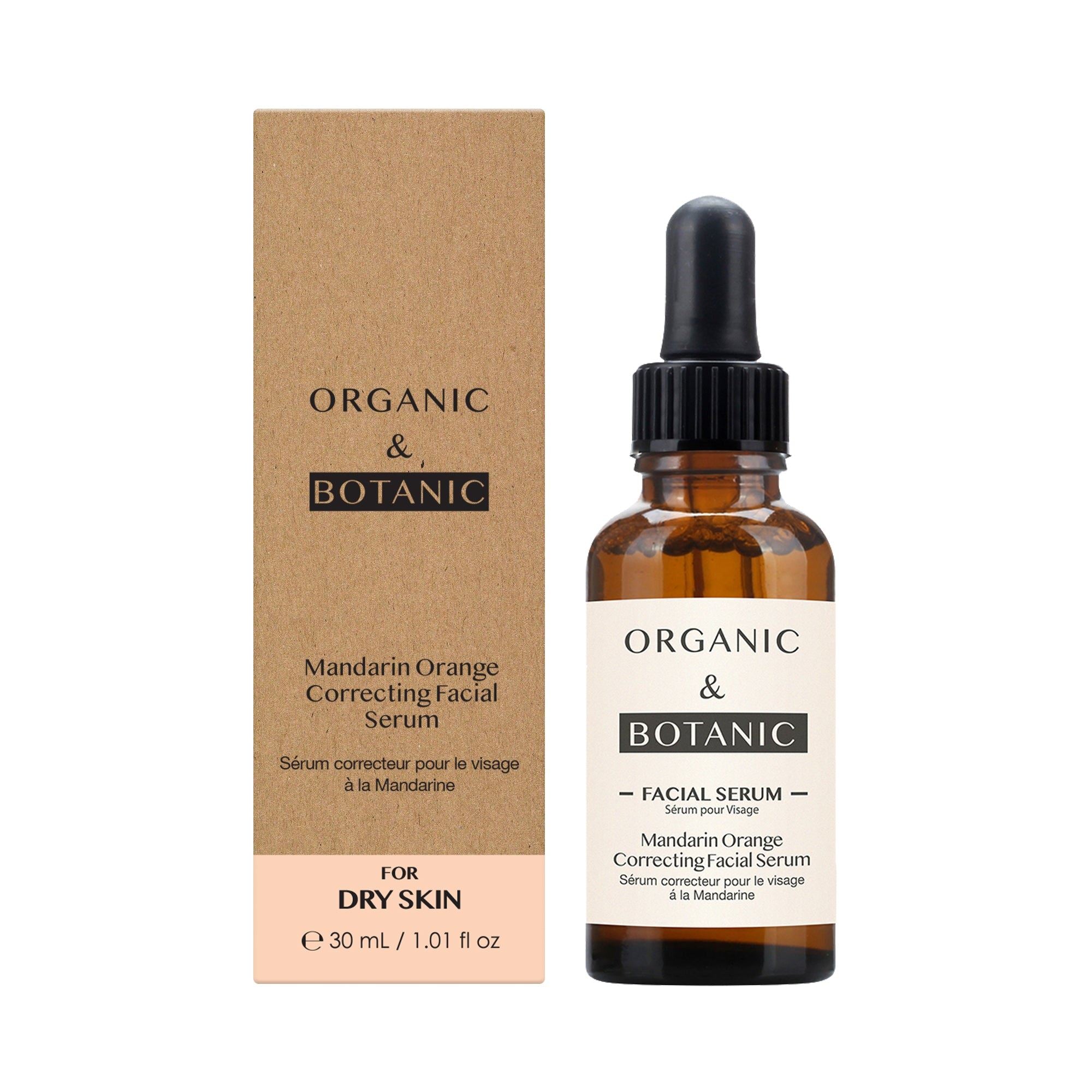 Coffret de soins pour la peau à la mandarine bio et botanique