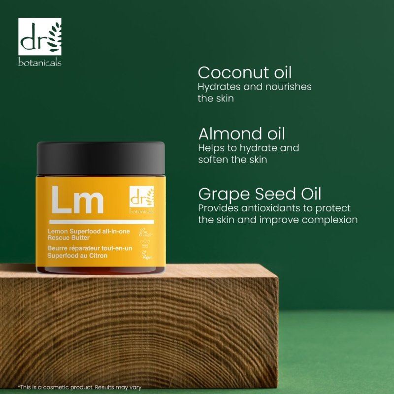 Beurre de secours tout-en-un au citron et aux superaliments 60 ml