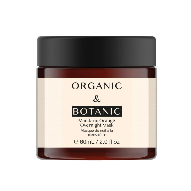 Masque de nuit éclaircissant à la mandarine - 60 ml - Revitalisant et hydratant avec de la vitamine C et de l'argousier pour une peau radieuse et uniforme