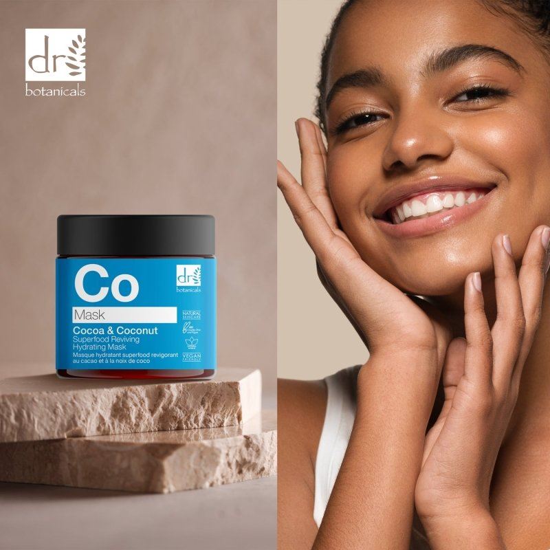 Masque hydratant revitalisant aux superaliments au cacao et à la noix de coco 60 ml