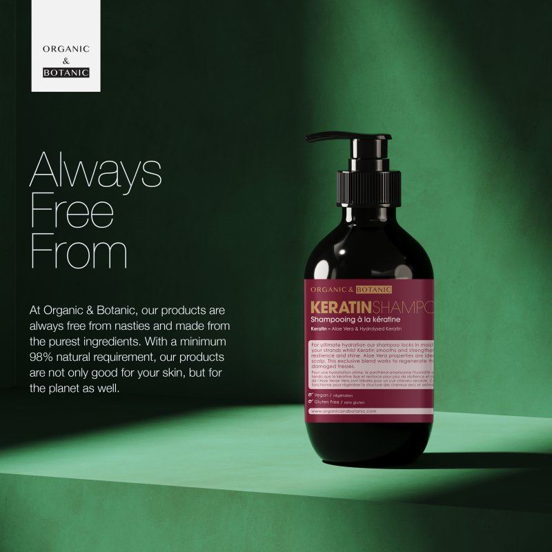 Shampoing à la kératine 500 ml