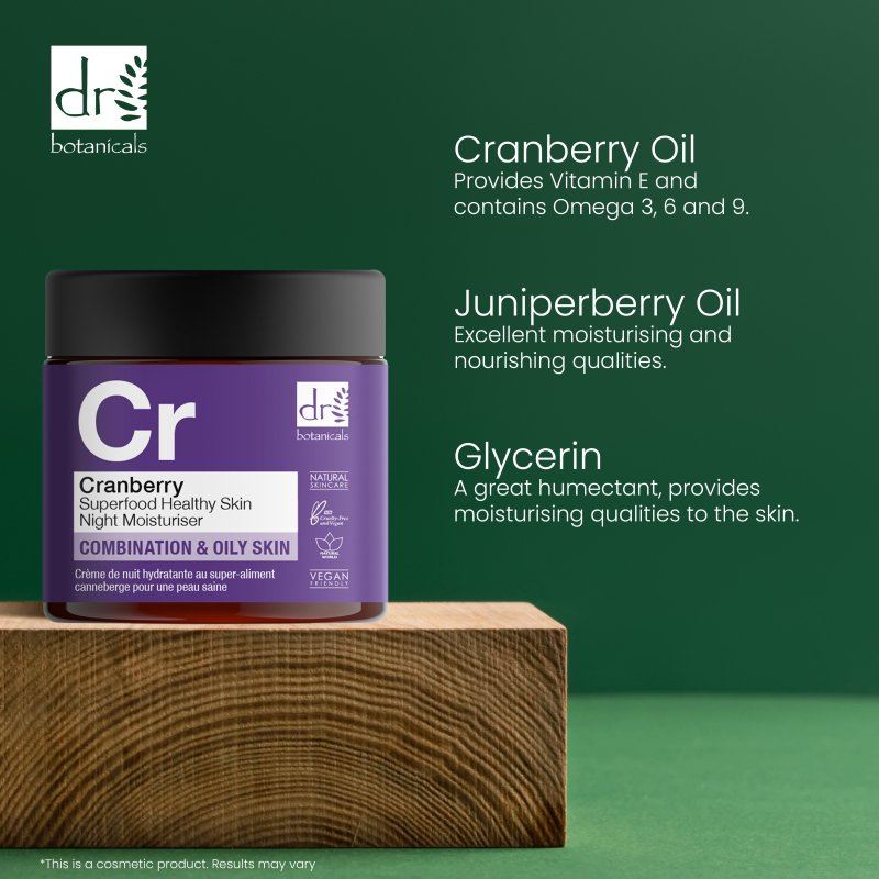 Cranberry Night Moisturiser 60ml