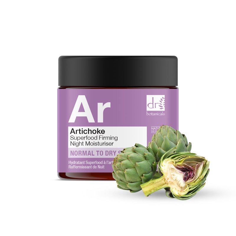 Kit hydratant de nuit raffermissant aux superaliments d'artichaut