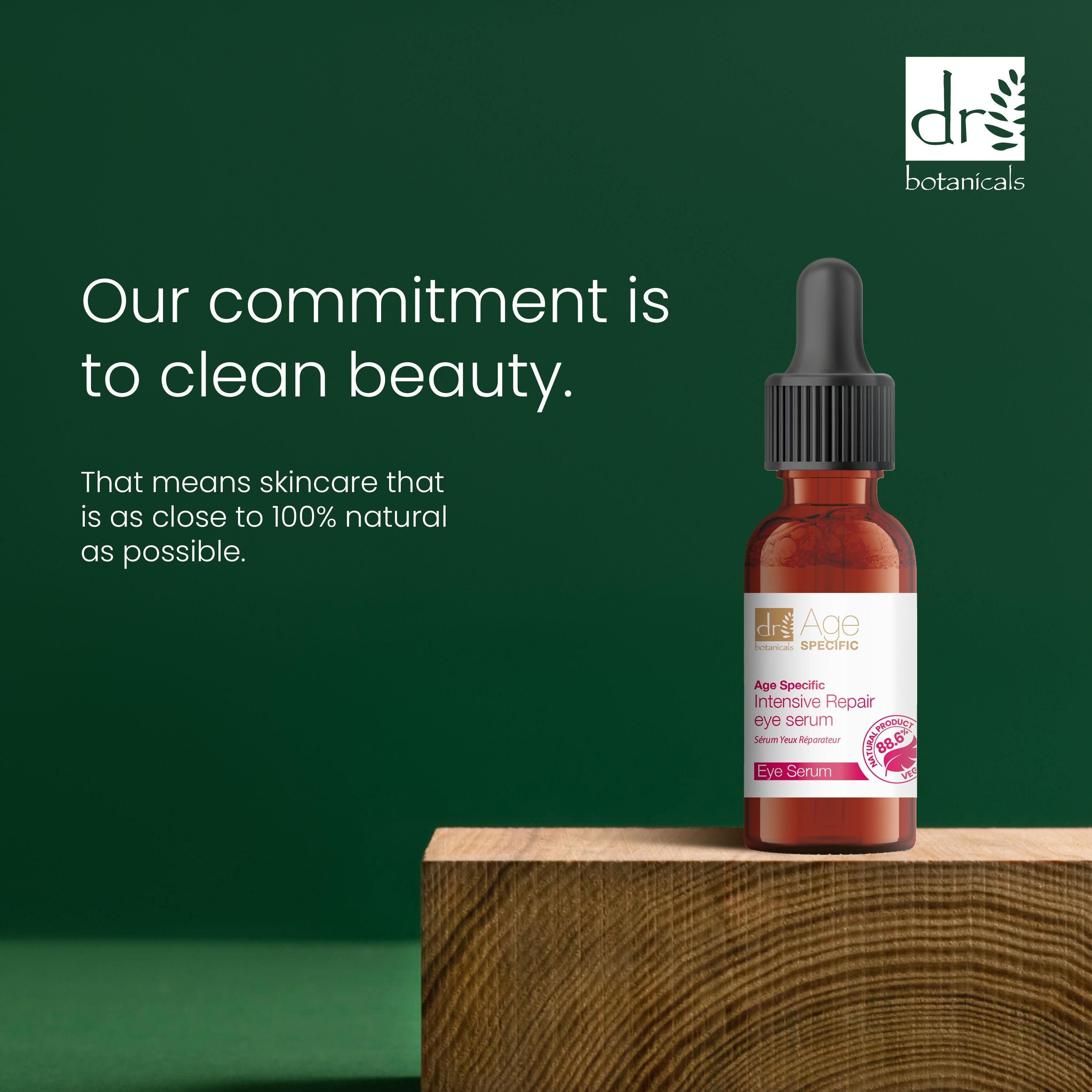 Pack économique double sérum réparateur intensif pour les yeux Age Specific de Dr Botanicals 15 ml