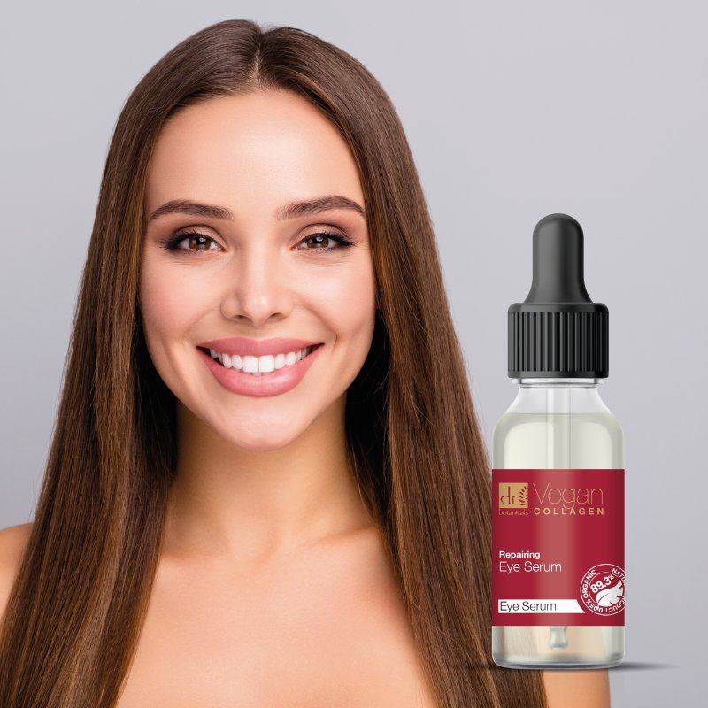 Sérum pour les yeux au collagène végétalien et crème hydratante de nuit aux baies
