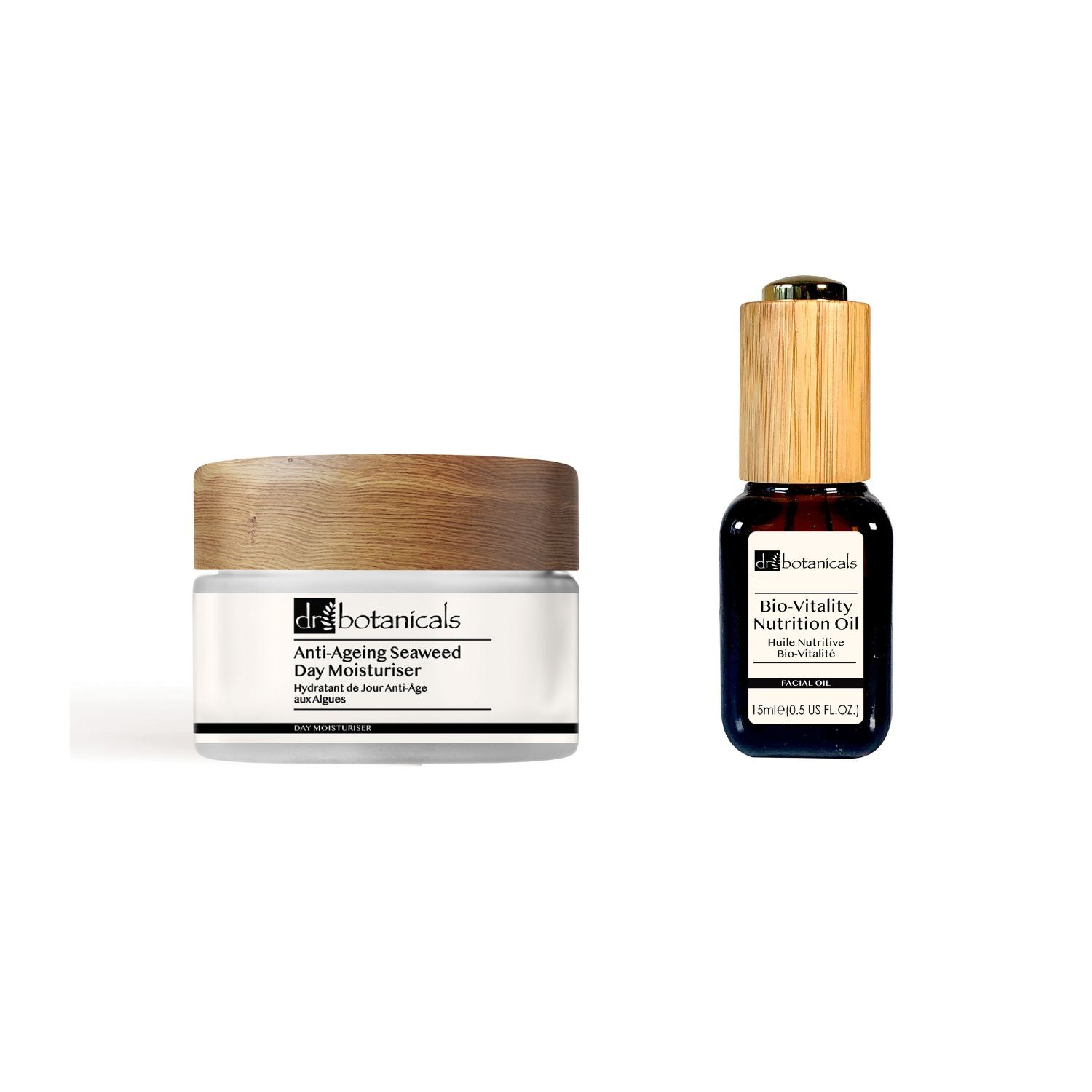 Anti-Ageing Plant-Based Moisturiser & Facial Oil Kit