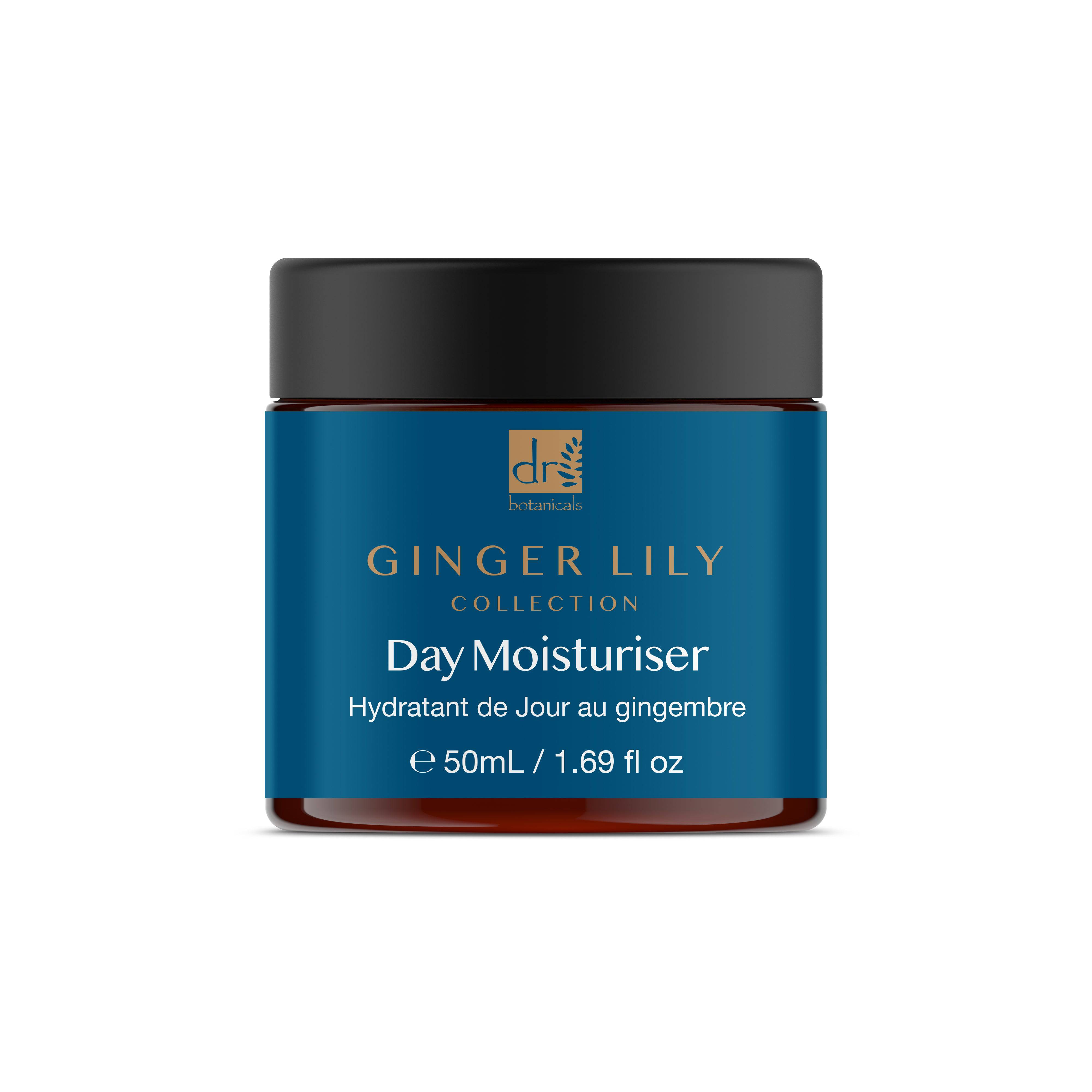 Pack économique double hydratant de jour Gingerlily de Dr Botanicals 50 ml