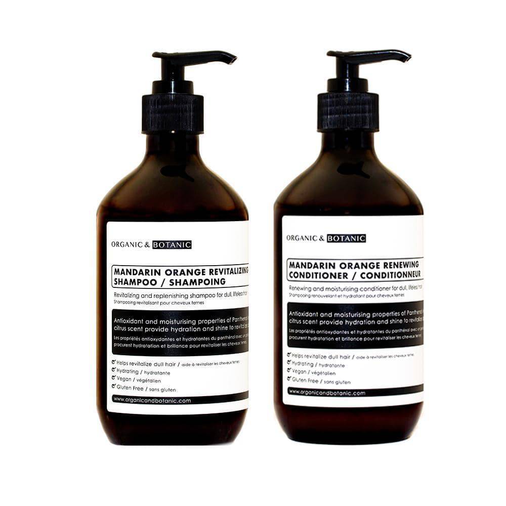 Coffret Shampoing et Revitalisant à la Mandarine