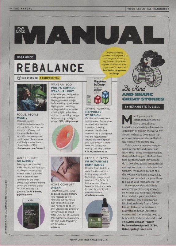 BALANCE MAG: MARCH 2019 - Dr Botanicals