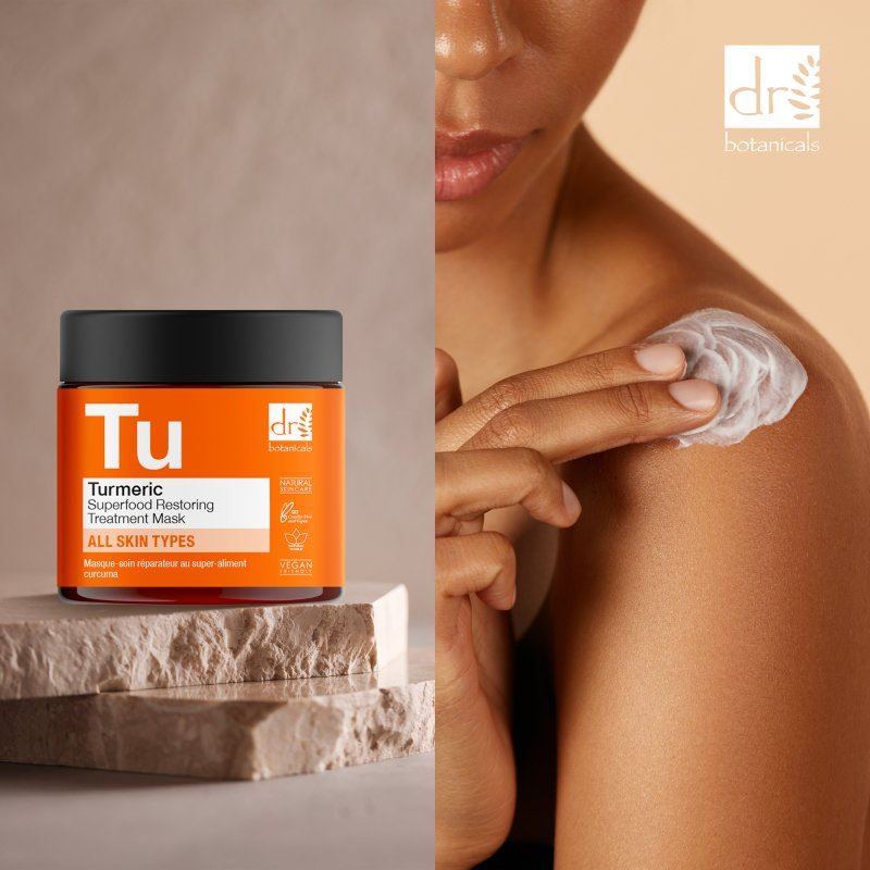 Masque de traitement réparateur aux superaliments au curcuma 60 ml 