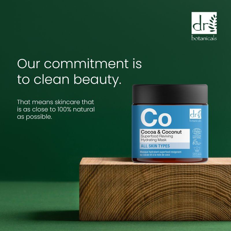 Masque hydratant revitalisant aux superaliments au cacao et à la noix de coco 60 ml 