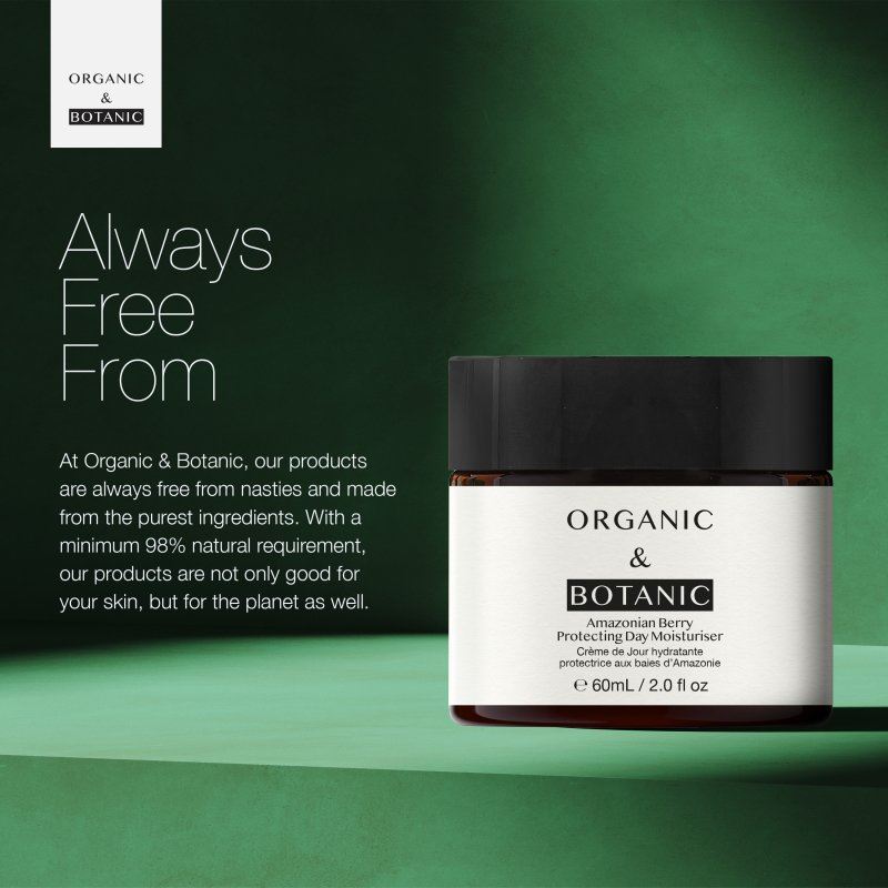 Crème hydratante de jour aux baies d'Amazonie avec vitamine C et extraits de plantes - 60 ml - Hydratation légère, protection antioxydante et éclaircissement pour une peau radieuse