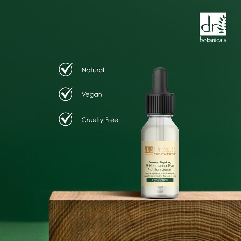 Sérum Nutrition Réparateur aux Algues 8 Heures pour le Contour des Yeux Unique Treatments 15 ml