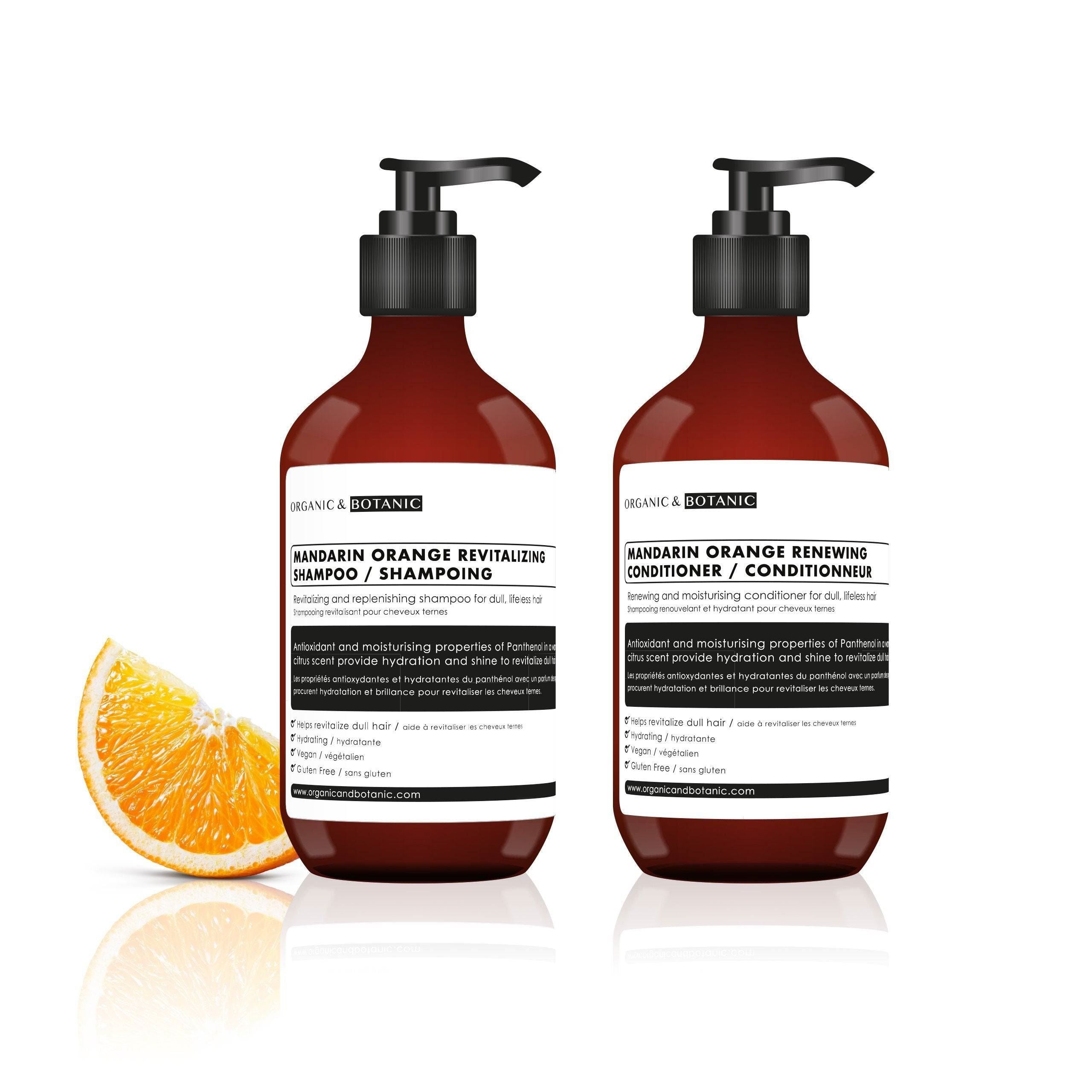 Coffret Shampoing et Revitalisant Nourrissant à la Mandarine