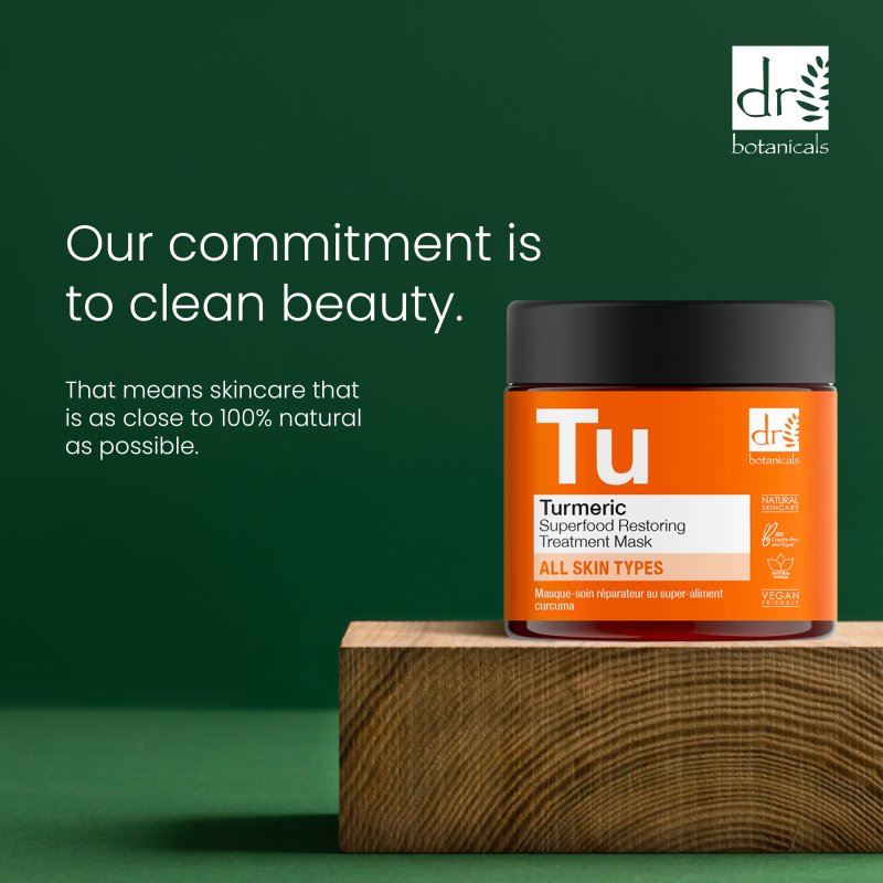 Masque de traitement réparateur aux superaliments au curcuma 60 ml 