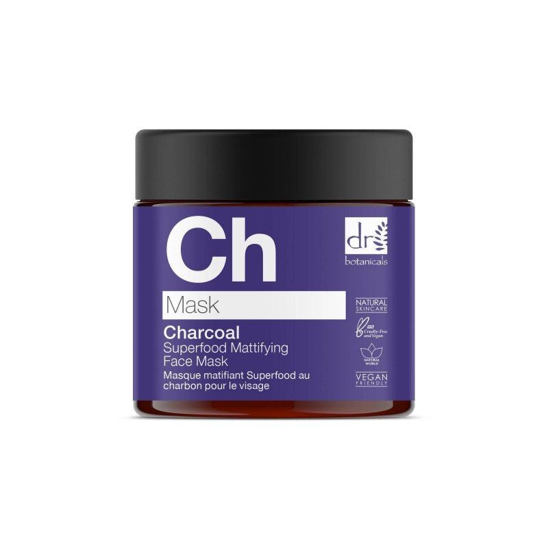 Masque visage matifiant aux superaliments au charbon de bois 60 ml 