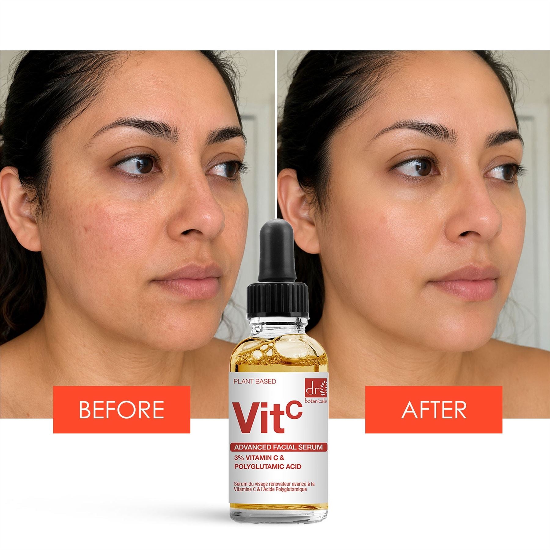 Advanced Facial Serum with 3% Vitamin C &  Polyglutamic Acid 30ml