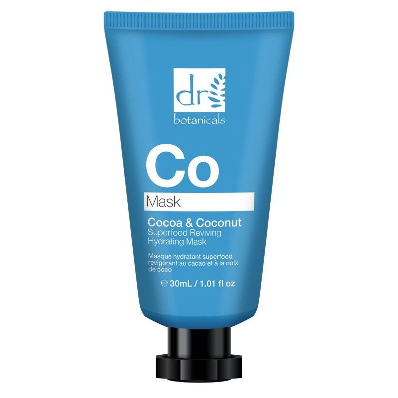 Masque hydratant revitalisant aux superaliments au cacao et à la noix de coco 30 ml
