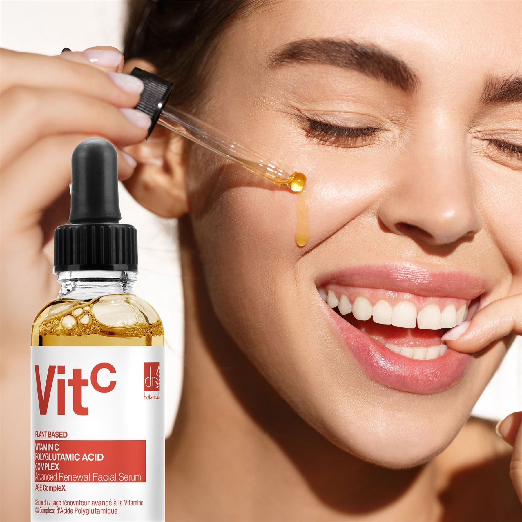 Vitamin C 3% & Polyglutamic Acid Complex 1% & Brightening Facial Serum 30ml